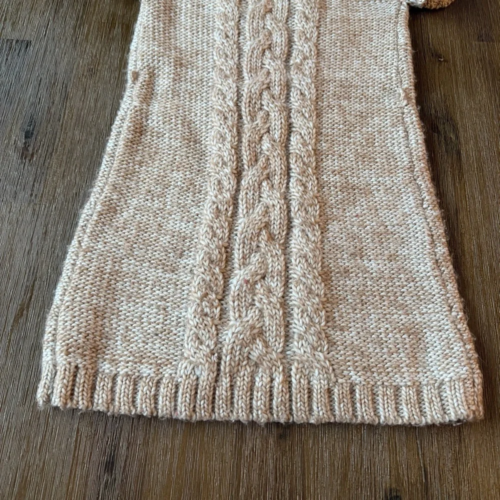 3/27$ Joe Fresh 15% Wool Beige Knit Toddler Dress size 5T - Picture 8 of 9